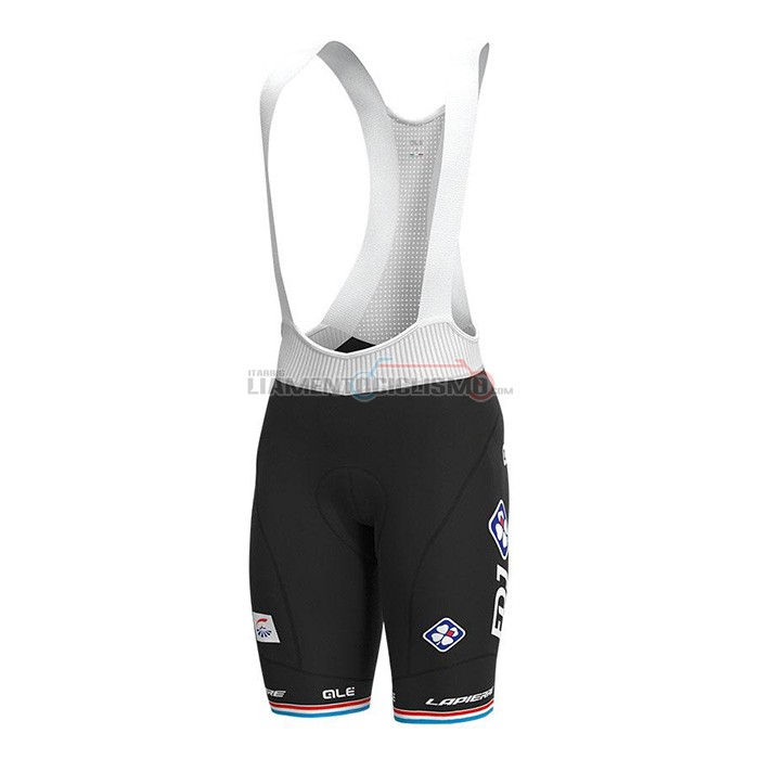 Abbigliamento Ciclismo Groupama-FDJ Manica Corta 2022 Rosso Luxembourg Champion
